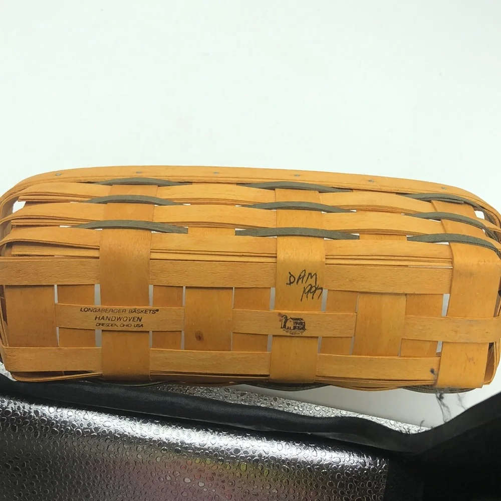 Longaberger Handwoven Bread Basket 11